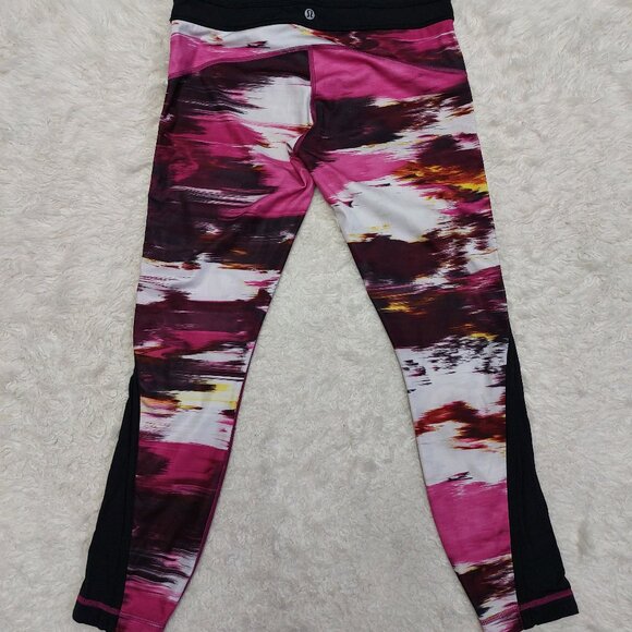 Lululemon Pace Tight Full-on Luxtreme Pigment Wind Berry Rumble Leggings 6 - Picture 3 of 10